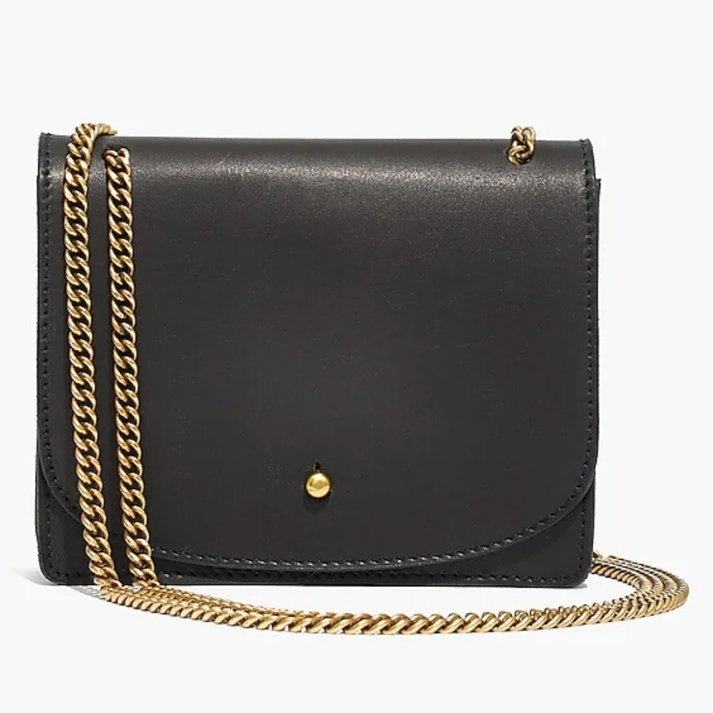 Madewell the chain crossbody leather bag new with tags